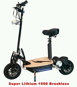 Scooter 1500w Brushless SPEED up to 40mph