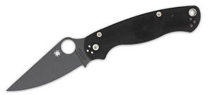 Spyderco paramilitaire 2 Noir G-10 Simple,pur
