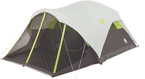 Coleman 6 Person 10 Ft. X 9 Ft. Steel Creek Fast Pitch Dome Tent w/ Screenroom