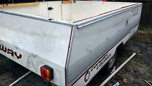 LARGE TRAILER CHASSIS IDEAL TEAR DROP TRAILER EX FOLDING CAMPER BUILDER SKIP