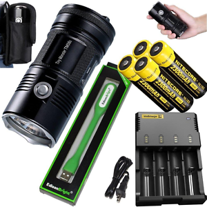 Nitecore TM06S 4000 Lumen CREE LED Tiny Monster Flashlight/Searchlight, Nitecore