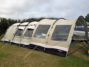 Outwell Polycotton Bear Lake 6 Tent, Extension Canopy And Carpet