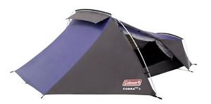 Coleman Cobra 3 Person Outdoor Camping Tent, Hiking, Backpacking Shelter New
