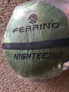 Ferrino Nightec 300 Sleeping Bag - Left Zipper, Blue - NEW