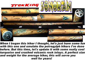 "Sonoran" TREK-KING Hiking Stick #77 *SPAWNED FROM ARIZONA'S SONORAN DESERT!
