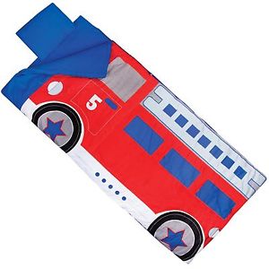 Climb-In Fire Truck Sleeping Bag One Size