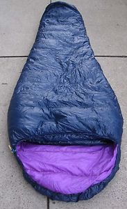 RARE vtg MARMOT MOUNTAIN WORKS Goose Down SLEEPING BAG factory zipperless GOPHER