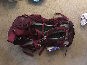 Osprey Packs Aura AG 65 Backpack - Womens large purple brand new