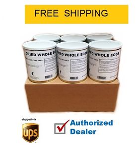 Military Surplus- Dried Whole Eggs Full case ,Authorized Dealer, FREE SHIPPING
