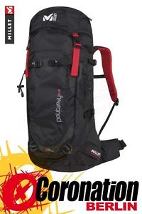 Millet Peuterey Integrale 45+10 Touren Alpin Wander Rucksack Black