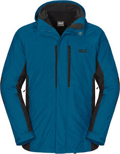 Jack Wolfskin Uomo Brooks Range 3-in-1 Texapore Giacca
