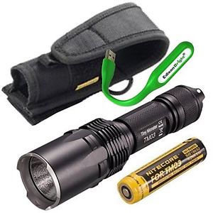 Nitecore TM03 2800 Lumen CREE LED Tiny Monster Flashlight/Searchlight 18650