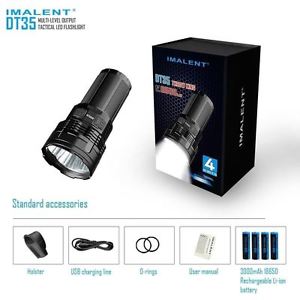 IMALENT DT35 Throw King LED flashlight for hunting outdoor sports OLED display