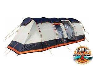 OLPRO THE WICHENFORD 2.0 8 MAN BERTH TENT. THREE BEDROOMS. SEWN IN GROUNDSHEET