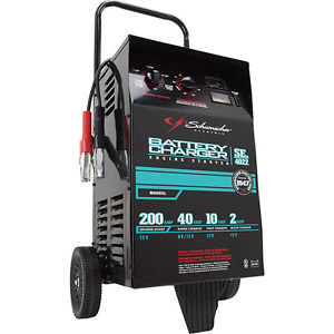 SCHUMACHER SE-4022  2/10/40/200 Amp Manual Wheeled Battery Charger and Tester