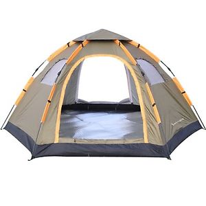 Instant Family Tent 6 Person Large Automatic Pop Up Tents Waterproof for Camping