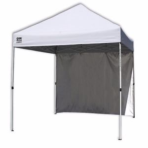 Quick Shade Commercial 10'x10' Straight Leg Instant Canopy Back Wall Sturdy