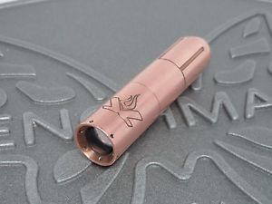 LensLight Micro Cu Copper Tactical Flashlight AAA Strider Lens-Light 40 Lumens