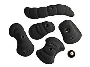 Atxarte Huge Worms Climbing Holds, Black