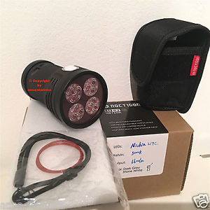 NOCTIGON METEOR M43 M 43 TASCHENLAMPE LAMPE LEUCHTE DARK GREY NICHIA FLASHLIGHT