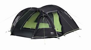High Peak 4 Personnes Tente Mesos 4 gris foncé/vert