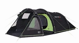 High Peak 3 Personnes Tente Atmos 3 gris foncé/vert