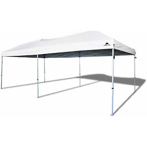 Instant Canopy Tent Straight Leg Frame  20' x 10' Patio Gazebo Shelter Sun Shade
