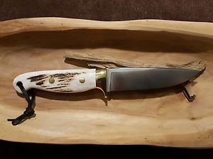 Custom Messer- EDF Knives Eric de Feijter - Hirsch - Niolox NEU ähnl. Bark River