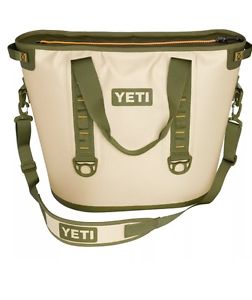 Yeti Hopper 40 Soft Side Cooler Field Tan/Blaze Orange New w Tags!!  Free Shipp