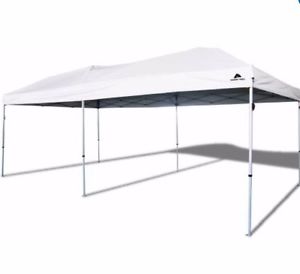 Ozark Trail 20x10 Straight Leg Instant Set Up Canopy 200 Sq. Ft Coverage Shade