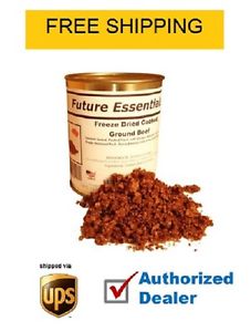 Future Essentials , Ground Beef Freeze Dried, Full Case,FREE SHIPPING