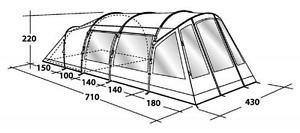 Outwell Kensington 6 - Modell 2015 Baumwollzelt Tunnelzelt Familienzelt