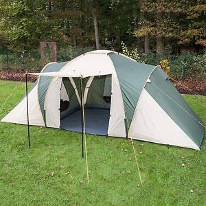 skandika Daytona 6 Personen Familienzelt Camping Moskitonetze 3Schlafkabinen NEU