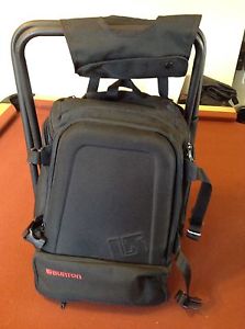 Burton Backpack & Camp Chair Black