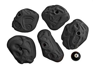 Atxarte Tissue Balls Climbing Holds, Black