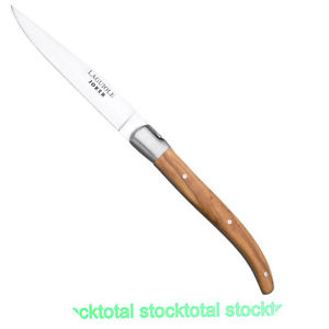 6 LAGUIOLE CUCHILLO COCINA  MESA LAGUIOLE JOKER PUÑO OLIVO HOJA 10 CMS CL00 JK