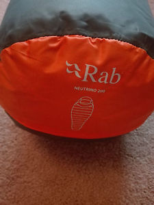Rab Women's Neutrino 200 Sleeping Bag PERSIMMON with Breathable PERTEX
