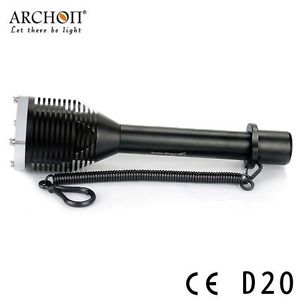 ARCHON D20 XM-L T6 1000LM 100M Diving LED Flashlight