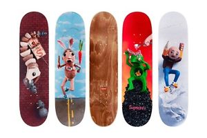 Supreme X Mike Hill Skateboard Deck Complete Set Of 4 Skate Deck ORDER CONFIRMED