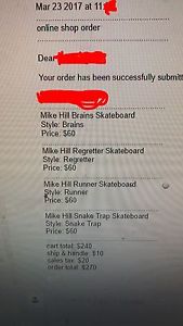 Supreme X Mike Hill Skateboard Deck Complete Set of 4 Skate Deck ORDER CONFIRMED