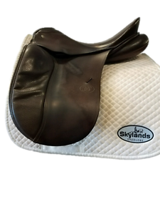 Used Schleese JES Advanced Dressage Saddle - Size: 17.5" - Brown