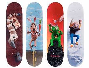 Supreme X Mike Hill Skateboard Deck Complete set of 4 ORDER CONFIRMED