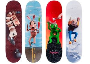 Supreme X Mike Hill Skateboard Deck Complete Set of 4 Skate Deck ORDER CONFIRMED