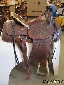 American Stockman Ranch Rancher Saddle 16" FQHB Lightly Used MINT