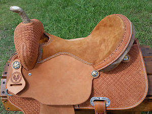 15" Hawkwood Saddlery Barrel Racing Saddle - Made in Texas