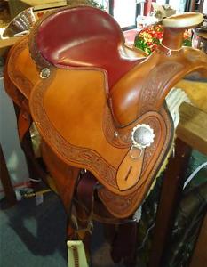 Circle Y Roping All Around Saddle (15 1/2")