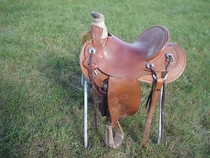Ranch, Wade, Roping, Custom Jim Redding Saddle 15.5"