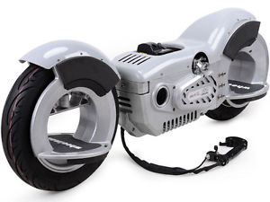 V2 50cc Gas Powered High Performance Black MotoTec Wheelman Skateboard Ride On