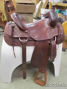 Circle Y All Around Ranch Cowboy Mountain Saddle 16" Used