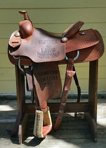 14 3/4" Jeff Smith Cowboy Collection Team Roping Saddle
